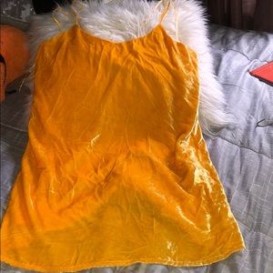Velvet mini dress